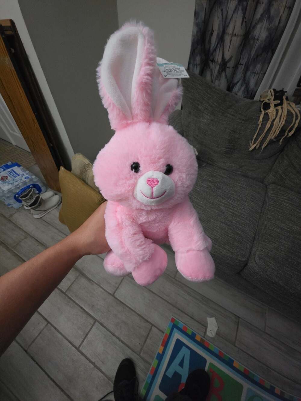 Creatology Pink Plush Bunny Easter Stuffed Toy